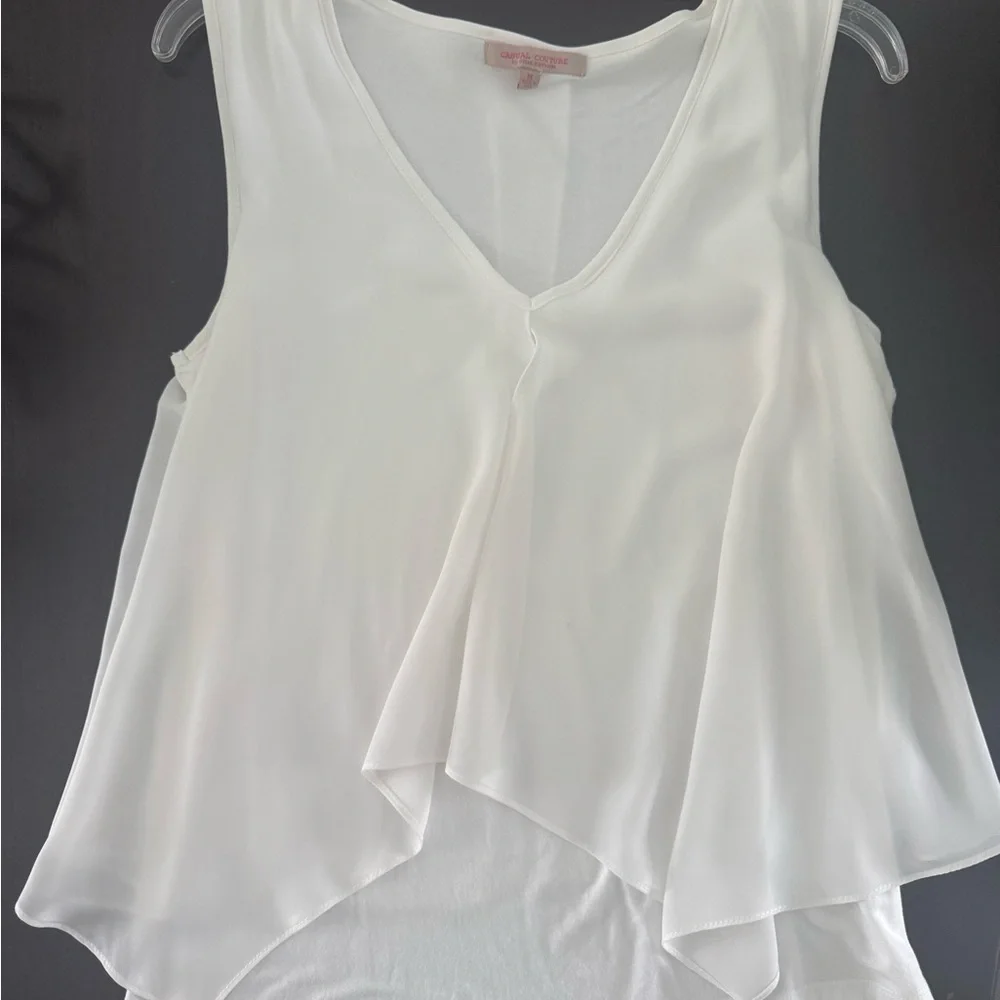Casual couture by green envelope cream top - Picture 1 of 3